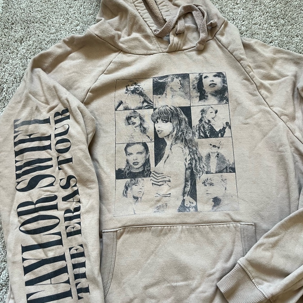 Taylor Swift official Tan Eras Tour Hoodie